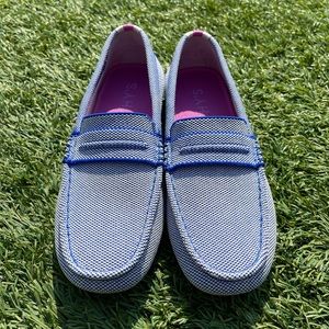 BNWOB Rothy’s In-Store Exclusive Original Blue Driving Loafers Size 7.5